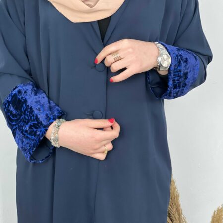 abaya luxery blue