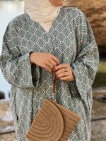 Mosaic Dress -Green-