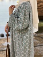 Mosaic Dress -Green-