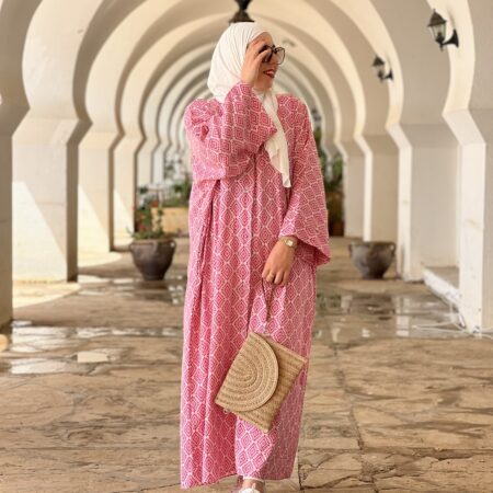 Mosaic Dress -Pink-