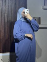 -فستان الزمرد -أزرق