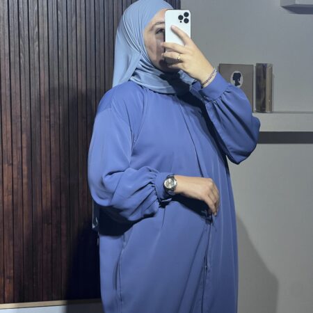 -فستان الزمرد -أزرق