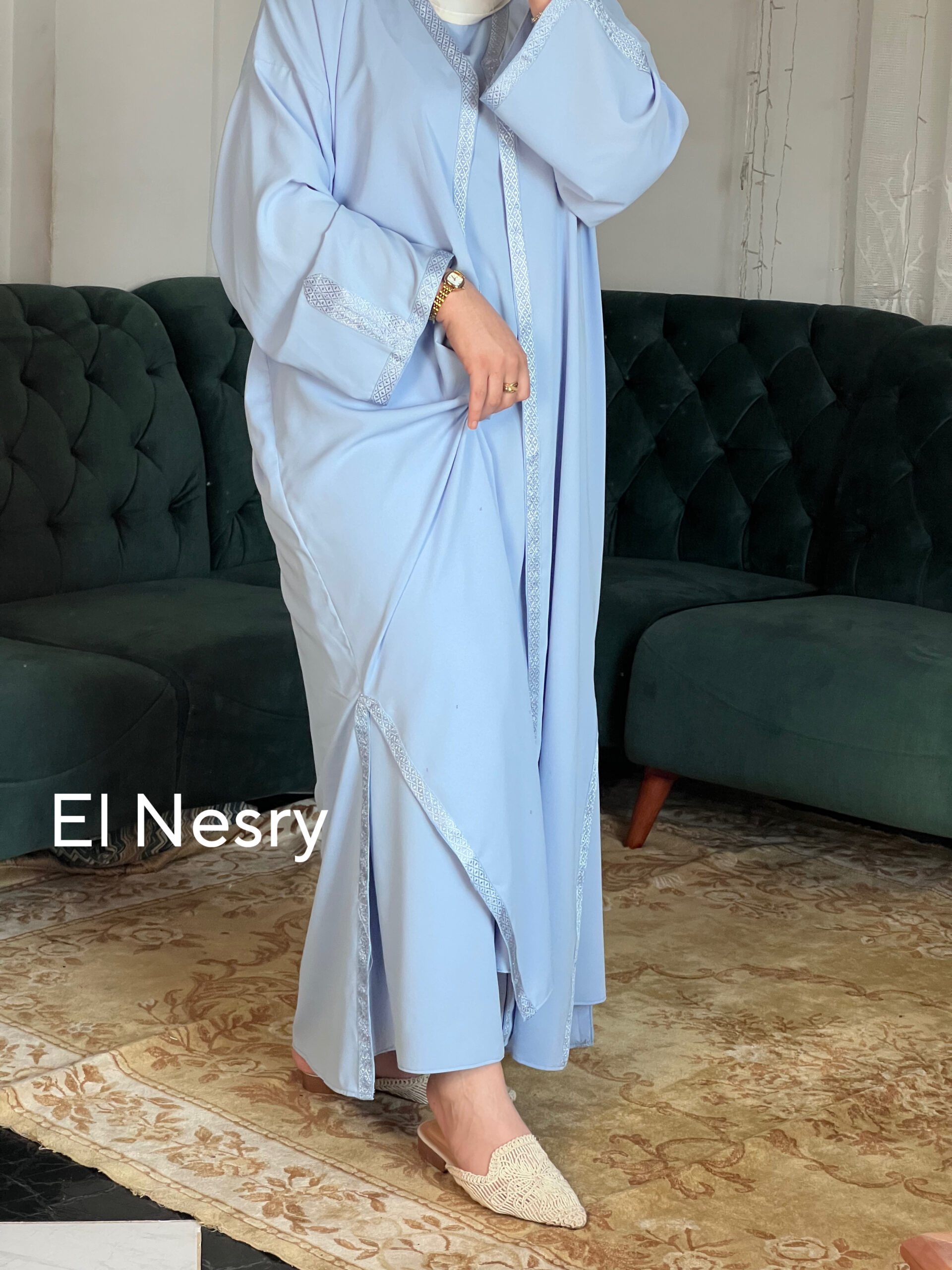 Caftan Abaya -Bleu- Caftan Abaya -Bleu-