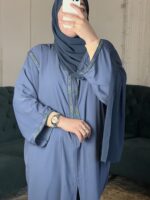 -عباية المنصورة - أزرق