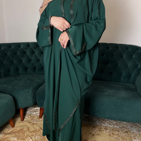 Caftan Abaya -Vert-
