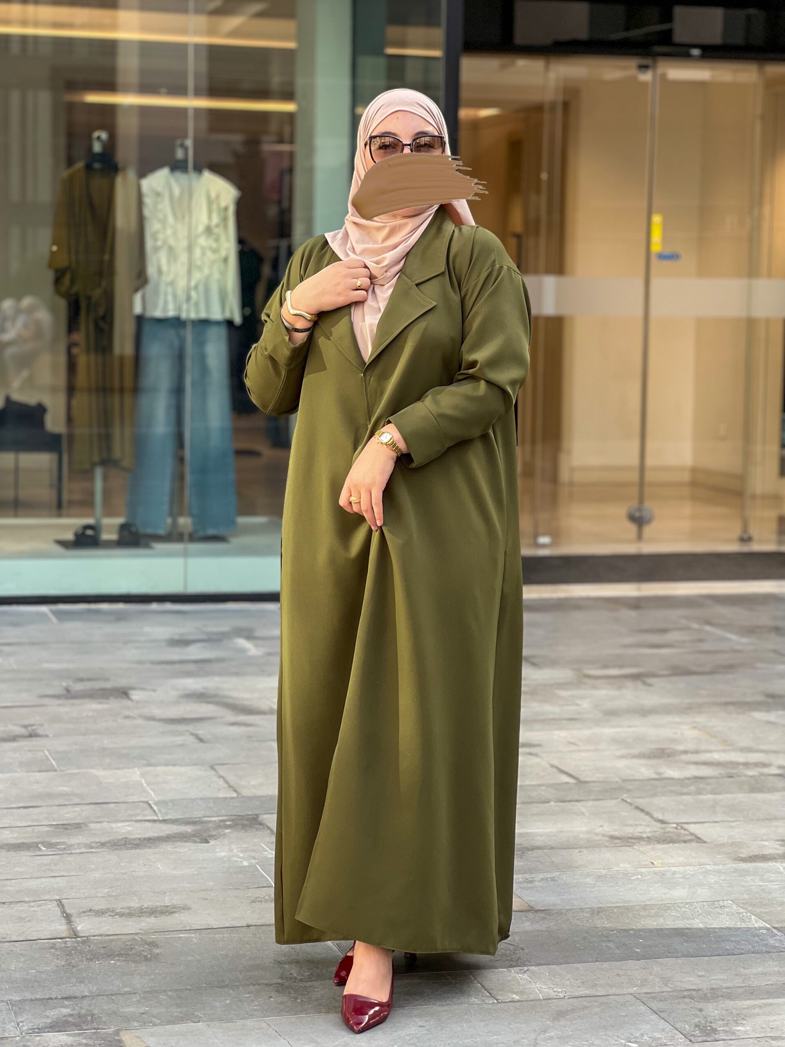 Abaya blazer mocha Abaya blazer mocha