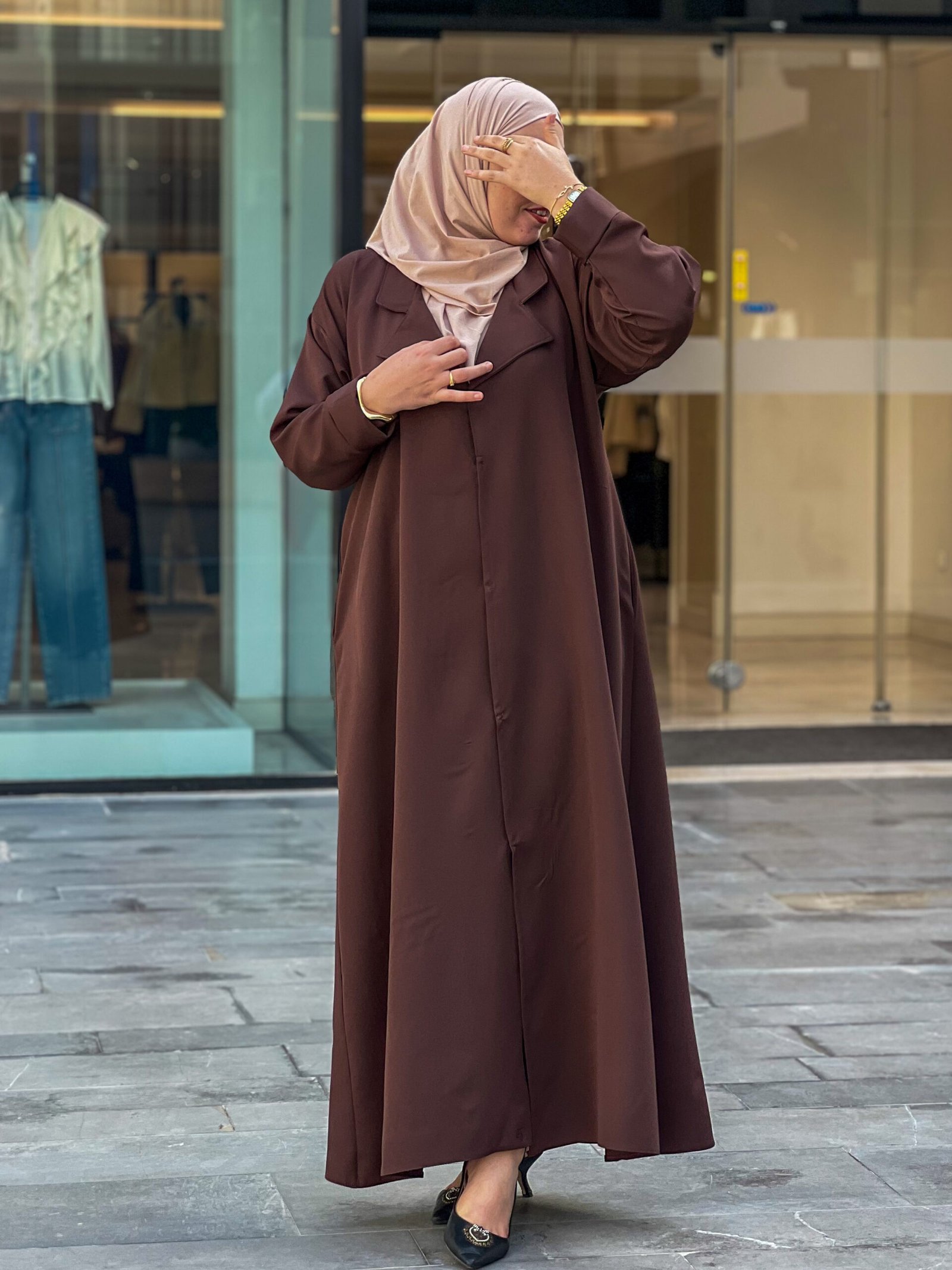 Abaya blazer mocha Abaya blazer mocha