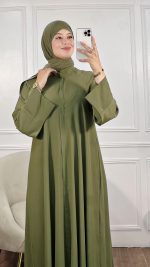 - عباية هبة - أخضر