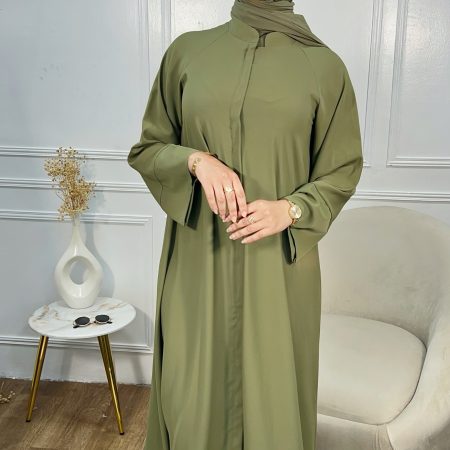 - عباية هبة - أخضر