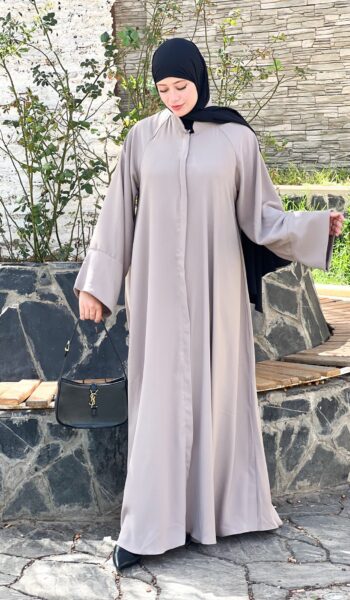 - عباية هبة -رمادي