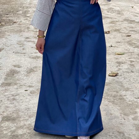 jupe en jean évasée