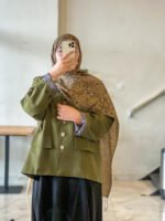 Oversized blazer -Green- – Image 2